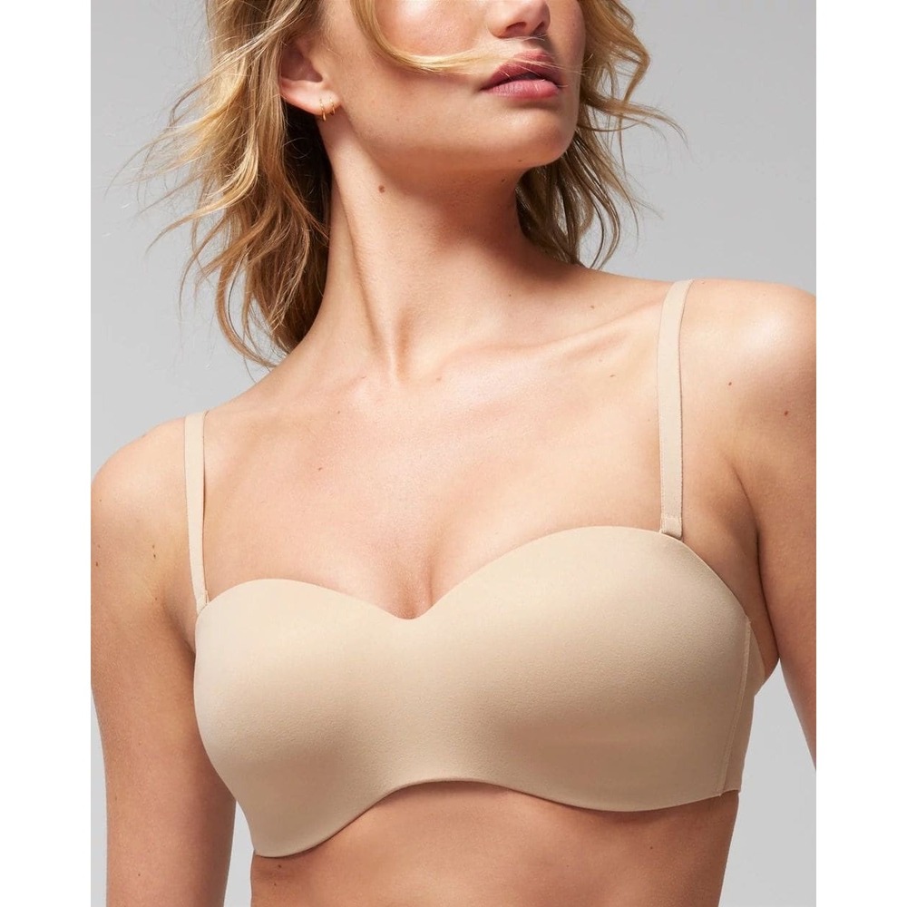 Soma Embliss Stay-Put Strapless Bra Warm Amber‎ 570286496 NWT Size 34G